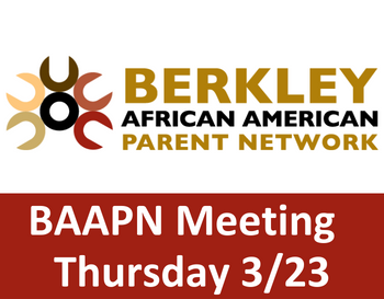 BAAPN Meeting Thursday 3/23