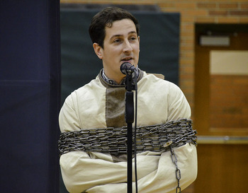 Anthony Grupido Visits Anderson Middle School