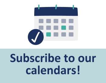 Calendar graphic above the text: Subscribe to our calendars!