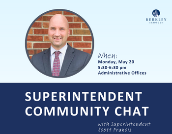 Community is Invited to a Community Chat with Superintendent Francis