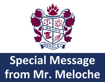 Special Message from Mr. Meloche