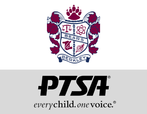 PTSA logo with a tagline every child. one voice.